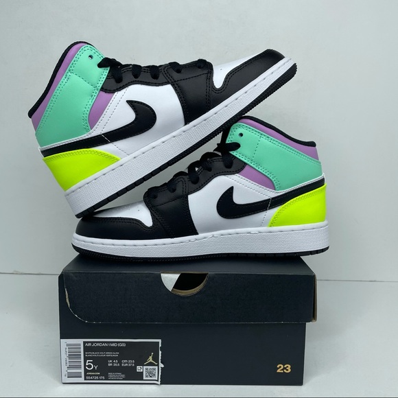 Nike Air Jordan 1 Retro Mid GS “Pastel” BRAND NEW - Picture 3 of 4